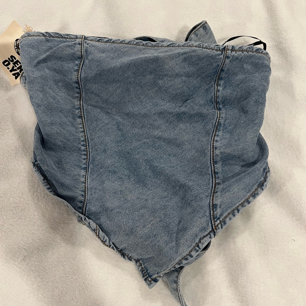 Seroya denim top
